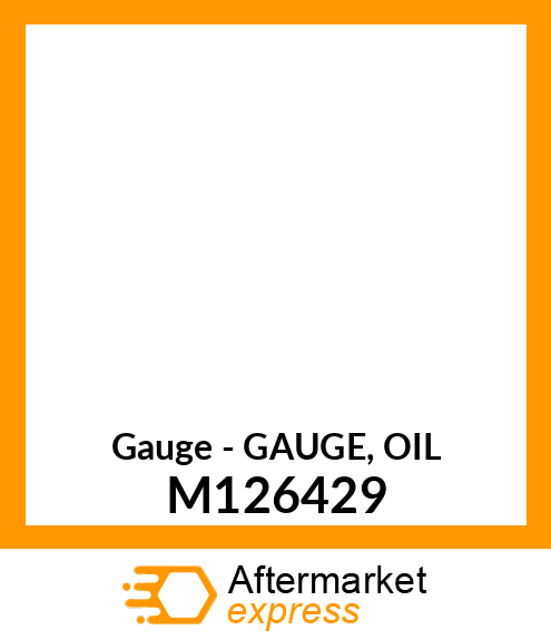 Gauge - GAUGE, OIL M126429