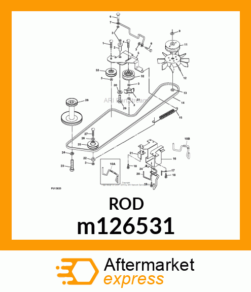 GUIDE, BELT m126531