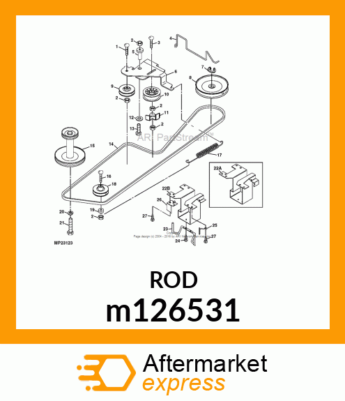 GUIDE, BELT m126531