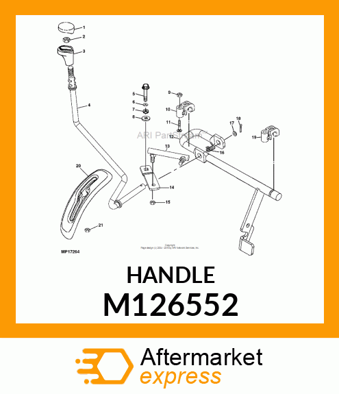 BASE, SHIFT LEVER KNOB M126552