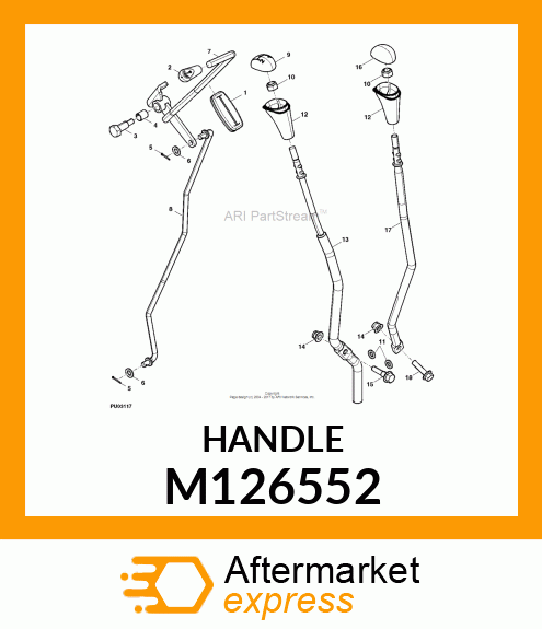 BASE, SHIFT LEVER KNOB M126552