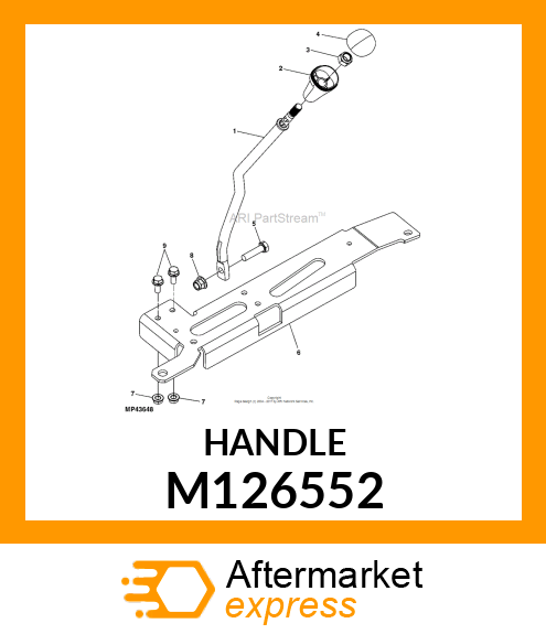 BASE, SHIFT LEVER KNOB M126552