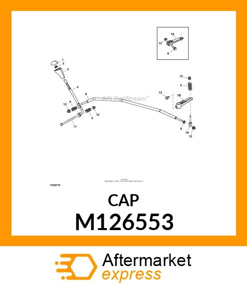 CAP, SHIFT LEVER KNOB M126553