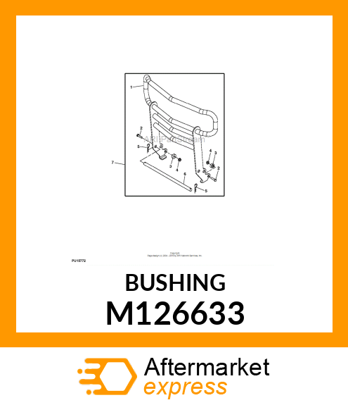 BUSHING, TRACTION SPRING M126633