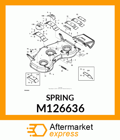 SPRING, TRACTION M126636