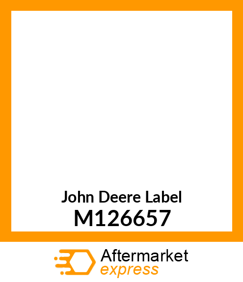 LABEL, TAILGATE (TURF) M126657