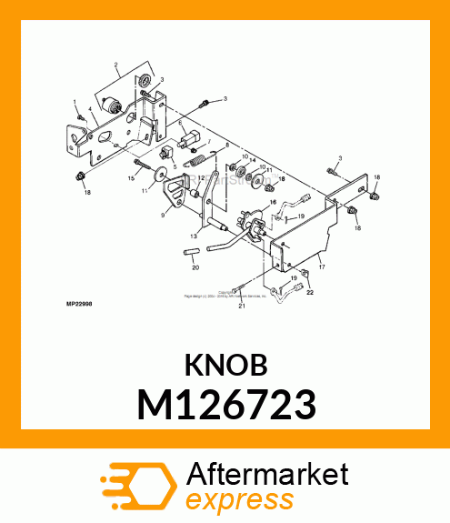 KNOB, KNOB, SHIFT M126723