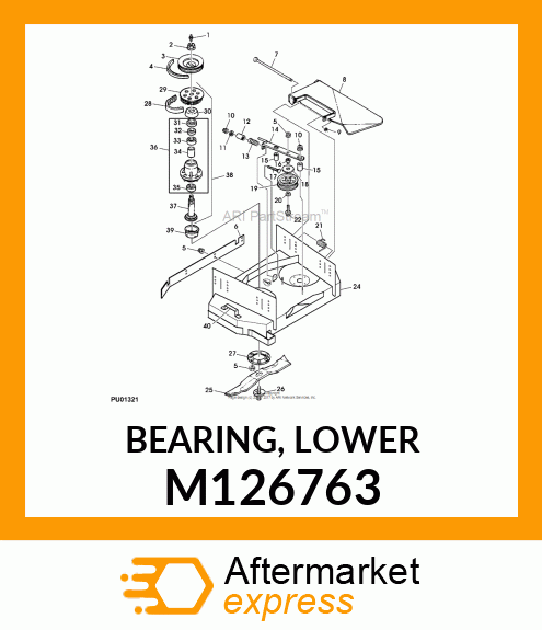 BEARING, LOWER M126763