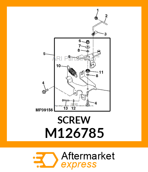 SCREW 5 X 30 M126785