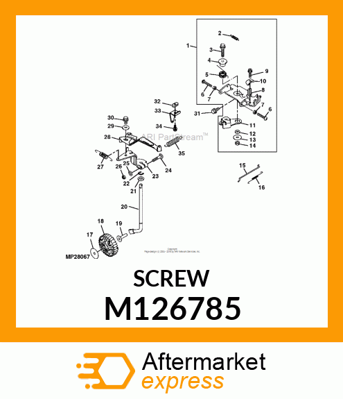 SCREW 5 X 30 M126785