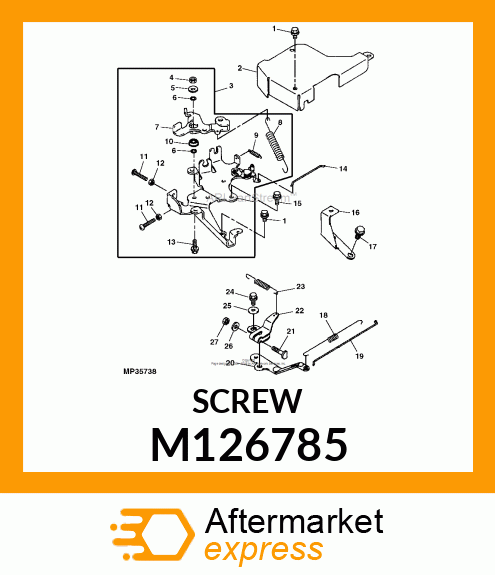 SCREW 5 X 30 M126785