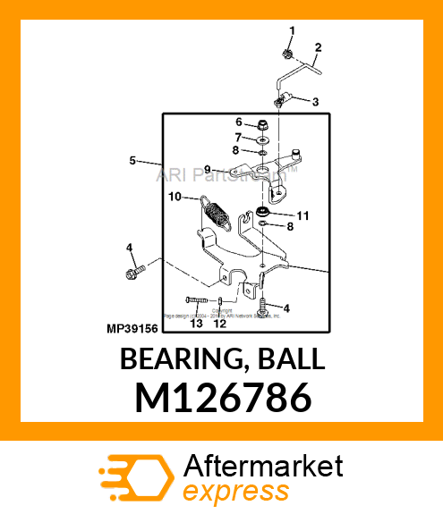 BEARING, BALL M126786