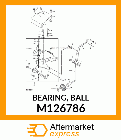 BEARING, BALL M126786