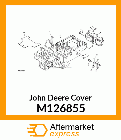 COVER, REAR M126855