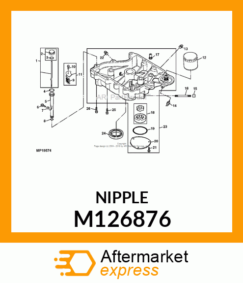 Threaded Nipple M126876