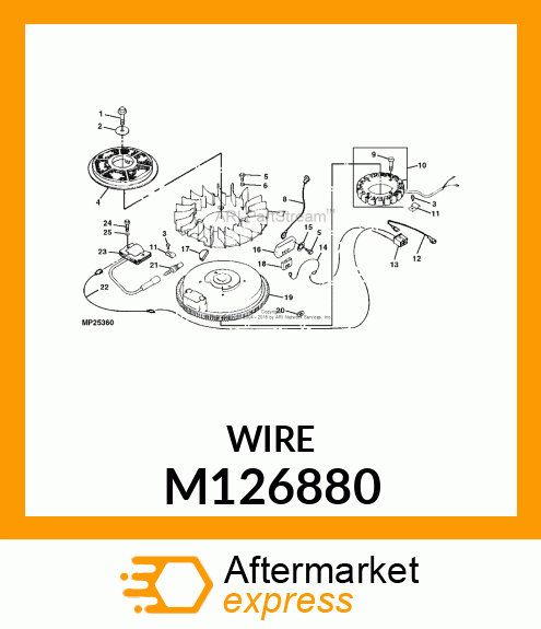 Wiring Lead M126880