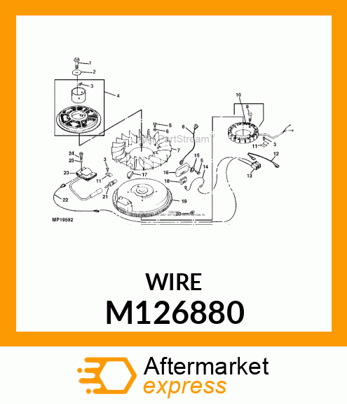 Wiring Lead M126880