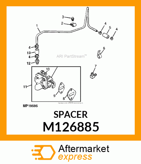 SPACER, FUEL PUMP M126885