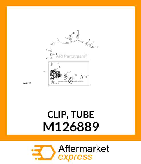 CLIP, TUBE M126889