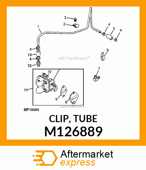 CLIP, TUBE M126889