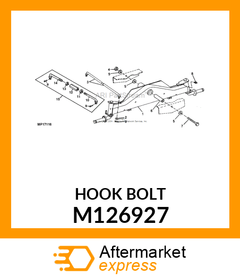 Hook Bolt M126927