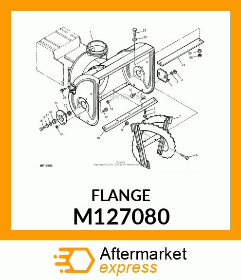 Flange M127080