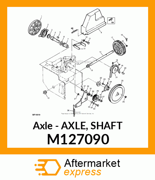 Axle M127090