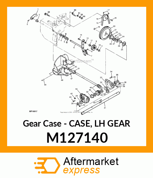 Gear Case - CASE, LH GEAR M127140