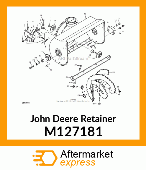 RETAINER M127181