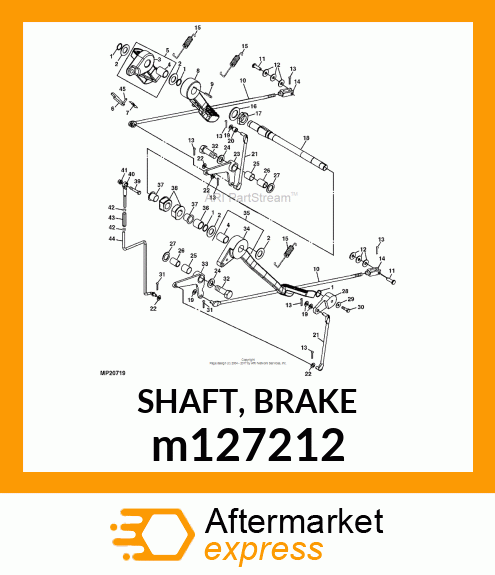 SHAFT, BRAKE m127212