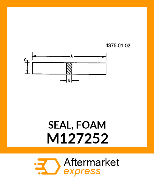 SEAL, FOAM M127252