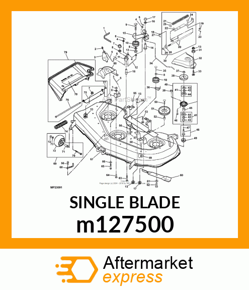 MOWER BLADE m127500