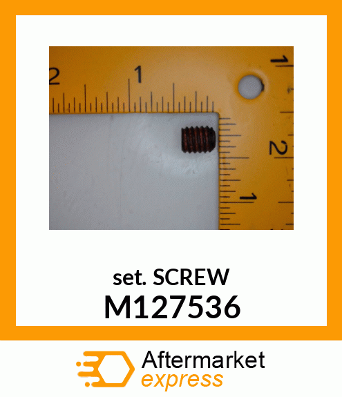 SCREW, LOCKING SET .312X.375 M127536