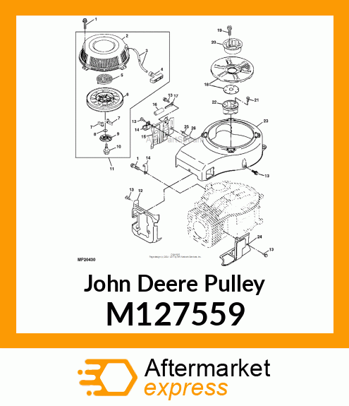 PULLEY, STARTING M127559
