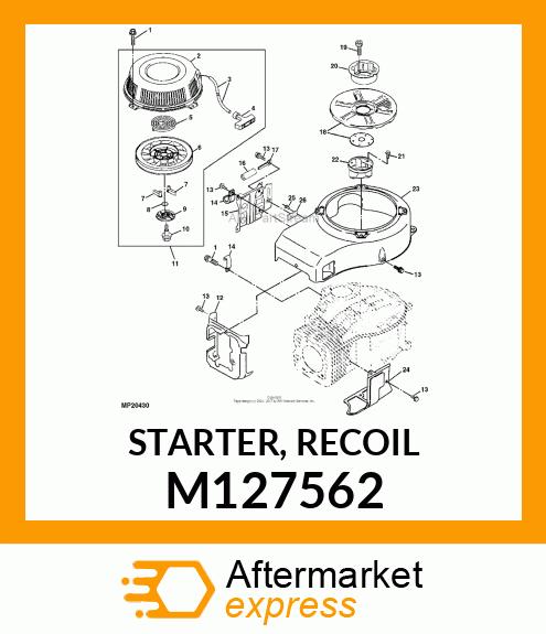 STARTER, RECOIL M127562