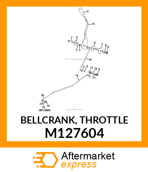 BELLCRANK, THROTTLE M127604