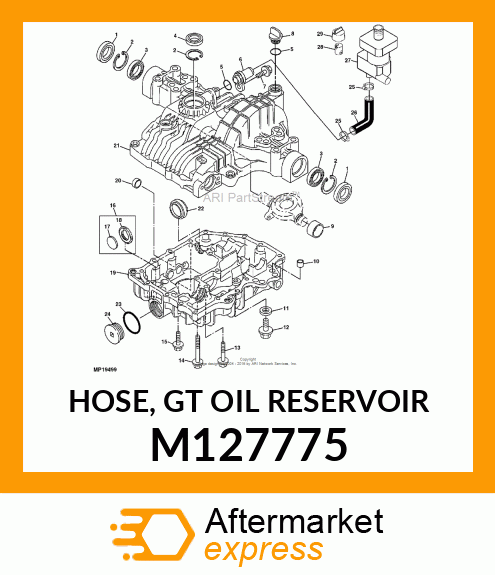 HOSE, GT OIL RESERVOIR M127775