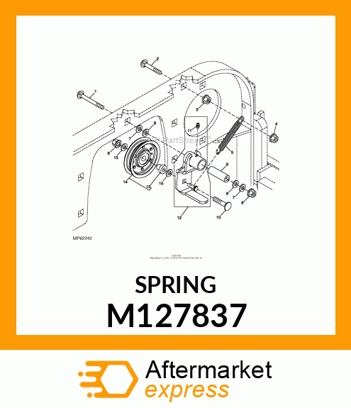 SPRING, IDLER M127837