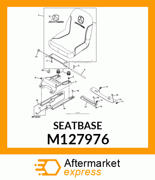 SUPPORT, SEAT M127976