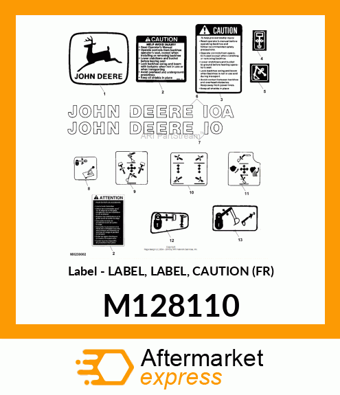 Label M128110