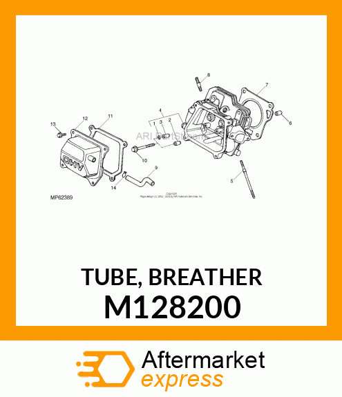 TUBE, BREATHER M128200