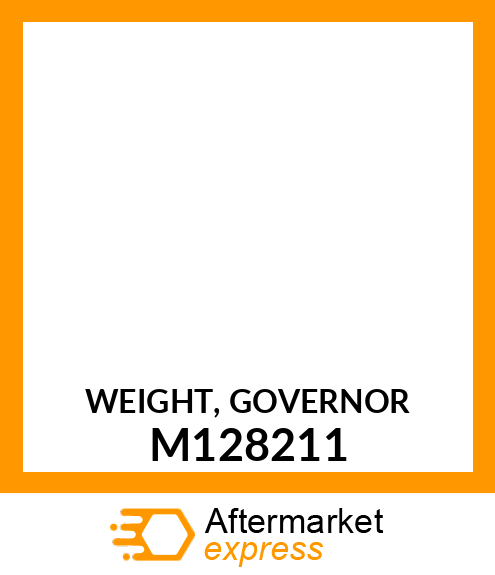 WEIGHT, GOVERNOR M128211
