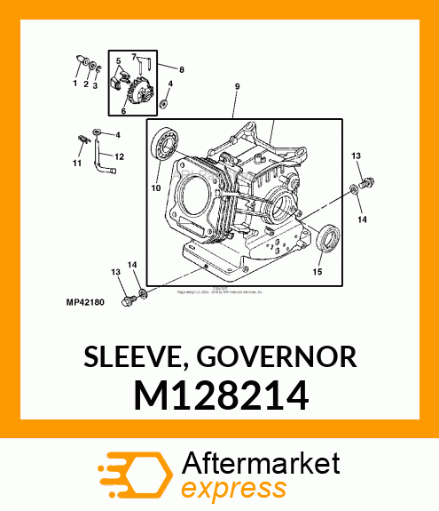 SLEEVE, GOVERNOR M128214