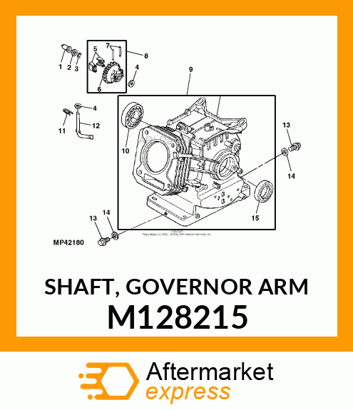 SHAFT, GOVERNOR ARM M128215