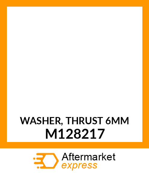 WASHER, THRUST 6MM M128217