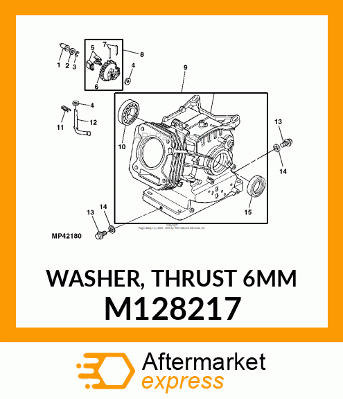 WASHER, THRUST 6MM M128217