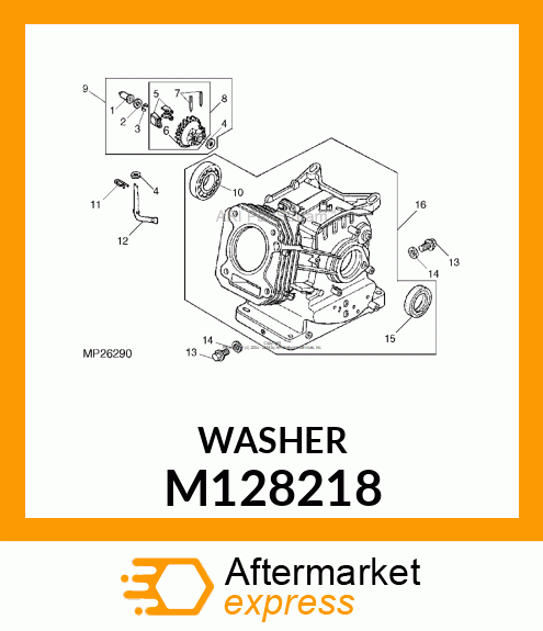 WASHER, DRAIN PLUG (10.2MM) M128218