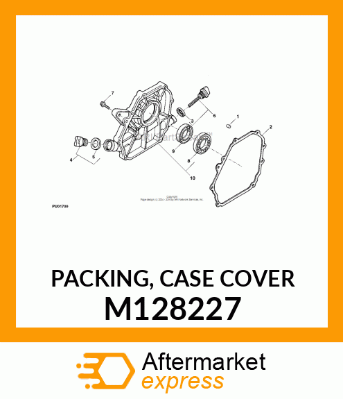 PACKING, CASE COVER M128227