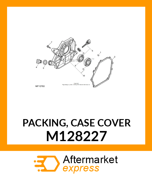 PACKING, CASE COVER M128227