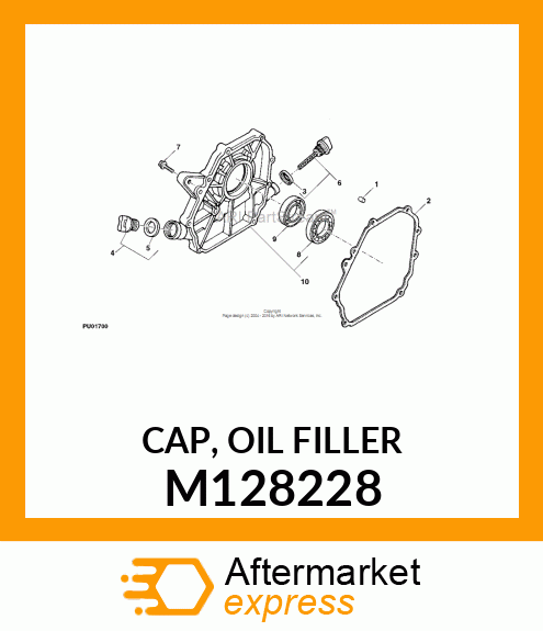 CAP, OIL FILLER M128228